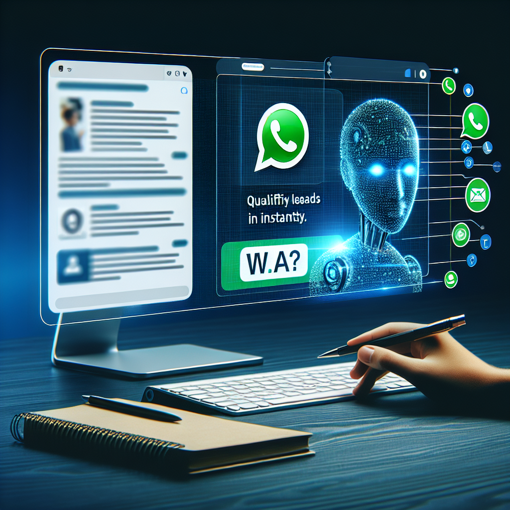 Como funciona un agente IA para WhatsApp que cualifica leads en segundos